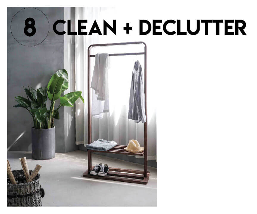 clean and declutter